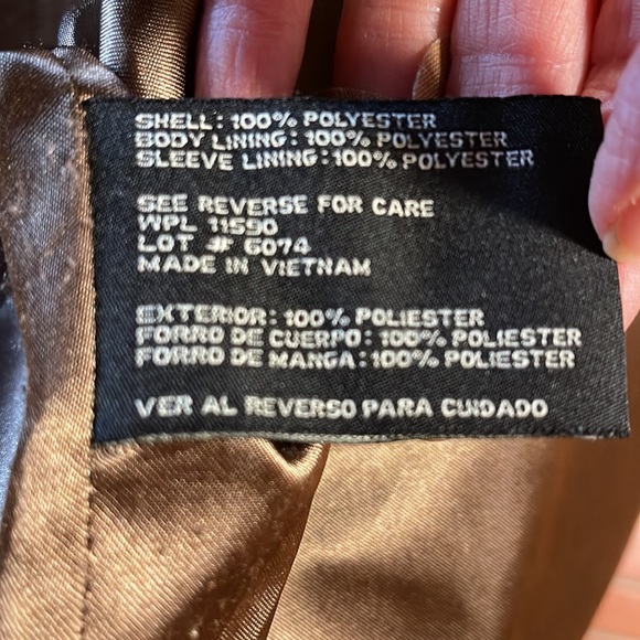 Vegan Suede bomber jacket - Picture 11 of 16